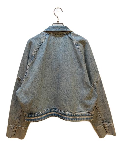 Calvin Klein Jeans（カルバンクラインジーンズ）Calvin Klein Jeans (カルバンクラインジーンズ) デニムジャケット ブルー サイズ:XSの古着・服飾アイテム