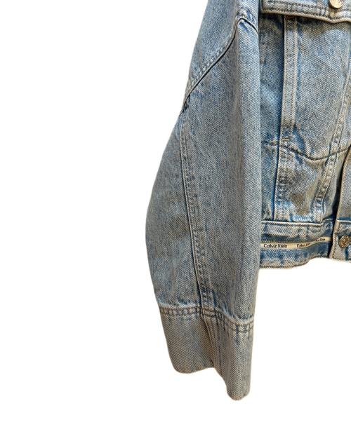Calvin Klein Jeans（カルバンクラインジーンズ）Calvin Klein Jeans (カルバンクラインジーンズ) デニムジャケット ブルー サイズ:XSの古着・服飾アイテム