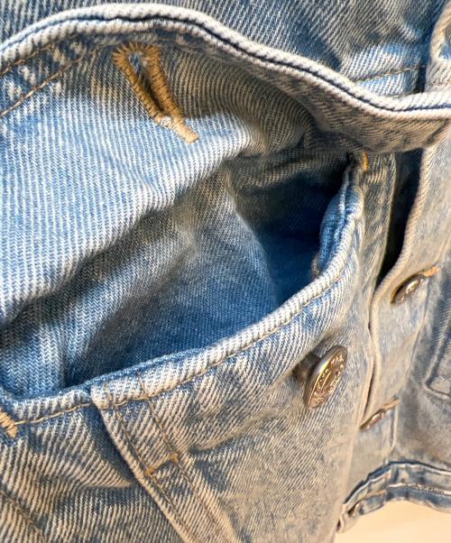 Calvin Klein Jeans（カルバンクラインジーンズ）Calvin Klein Jeans (カルバンクラインジーンズ) デニムジャケット ブルー サイズ:XSの古着・服飾アイテム