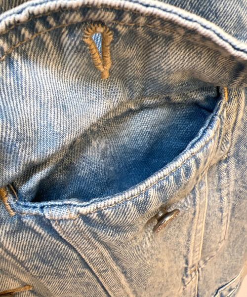 Calvin Klein Jeans（カルバンクラインジーンズ）Calvin Klein Jeans (カルバンクラインジーンズ) デニムジャケット ブルー サイズ:XSの古着・服飾アイテム
