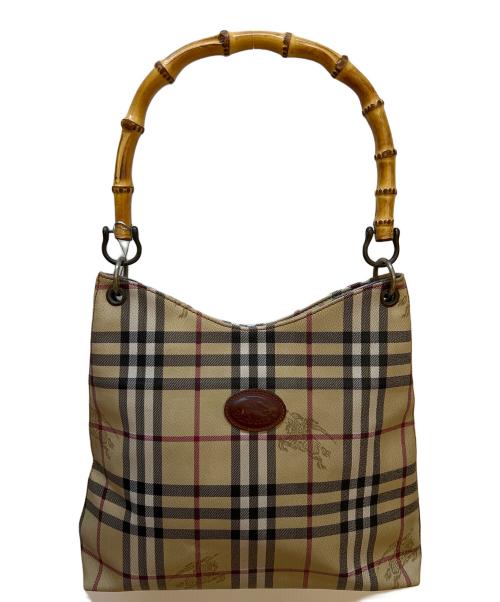Burberry's（バーバリーズ）Burberry's (バーバリーズ) ハンドバッグ ベージュの古着・服飾アイテム