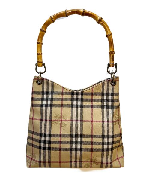 Burberry's（バーバリーズ）Burberry's (バーバリーズ) ハンドバッグ ベージュの古着・服飾アイテム
