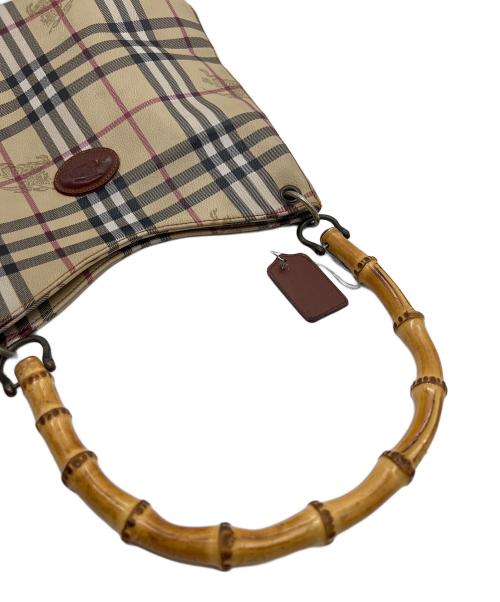 Burberry's（バーバリーズ）Burberry's (バーバリーズ) ハンドバッグ ベージュの古着・服飾アイテム