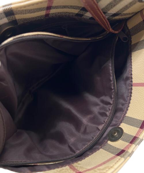 Burberry's（バーバリーズ）Burberry's (バーバリーズ) ハンドバッグ ベージュの古着・服飾アイテム