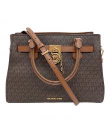 MICHAEL KORS（マイケルコース）の古着「2WAYショルダーバッグ/サッチェル」｜ブラウン