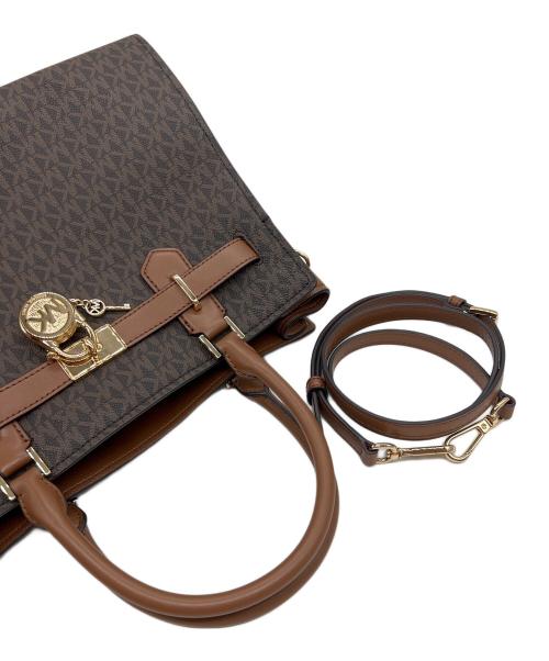 MICHAEL KORS（マイケルコース）MICHAEL KORS (マイケルコース) 2WAYショルダーバッグ/サッチェル ブラウンの古着・服飾アイテム