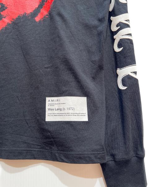 AMIRI（アミリ）AMIRI (アミリ) 長袖カットソー ブラック サイズ:Lの古着・服飾アイテム