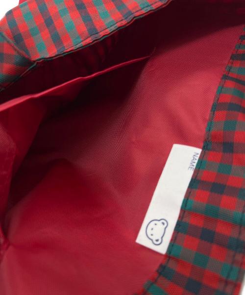familiar（ファミリア）familiar (ファミリア) ハンドバッグ グリーン×レッドの古着・服飾アイテム