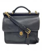 COACHコーチ）の古着「2WAYショルダーバッグ」｜ブラック
