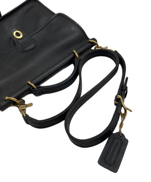 COACH（コーチ）COACH (コーチ) 2WAYショルダーバッグ ブラックの古着・服飾アイテム