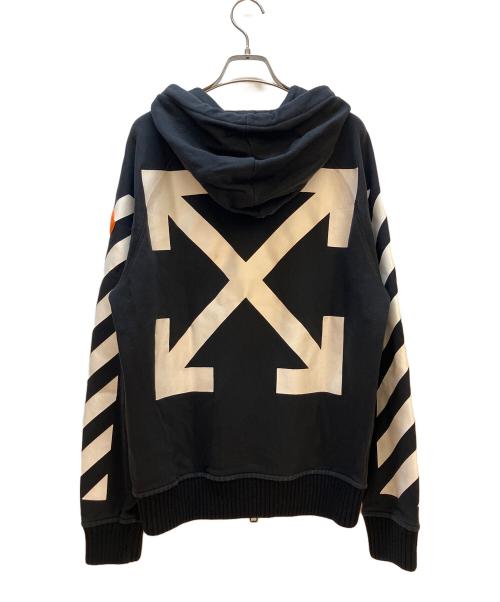 MONCLER（モンクレール）MONCLER (モンクレール) OFFWHITE (オフホワイト) パーカー ブラック サイズ:Sの古着・服飾アイテム
