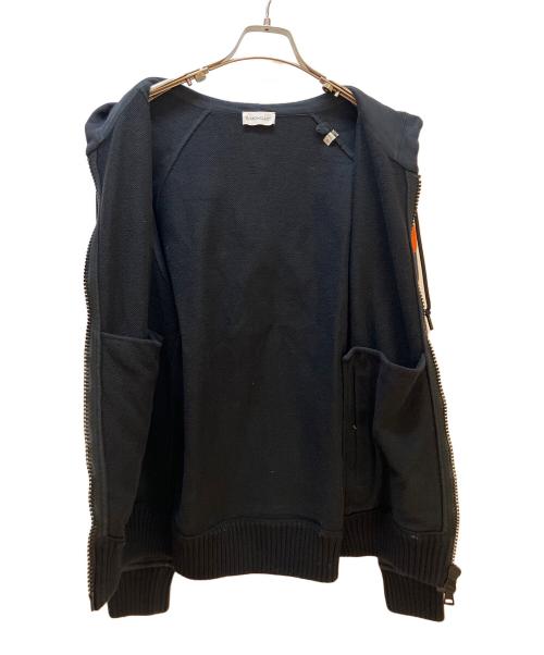 MONCLER（モンクレール）MONCLER (モンクレール) OFFWHITE (オフホワイト) パーカー ブラック サイズ:Sの古着・服飾アイテム