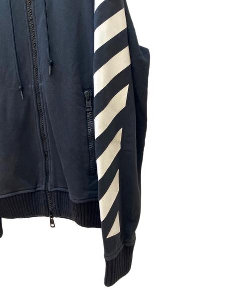 MONCLER（モンクレール）MONCLER (モンクレール) OFFWHITE (オフホワイト) パーカー ブラック サイズ:Sの古着・服飾アイテム