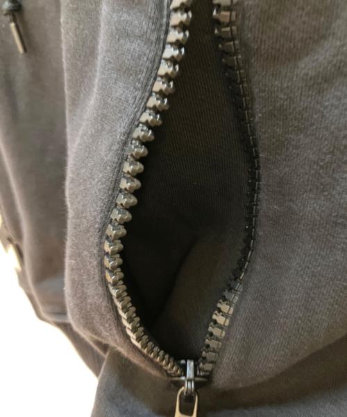 MONCLER（モンクレール）MONCLER (モンクレール) OFFWHITE (オフホワイト) パーカー ブラック サイズ:Sの古着・服飾アイテム