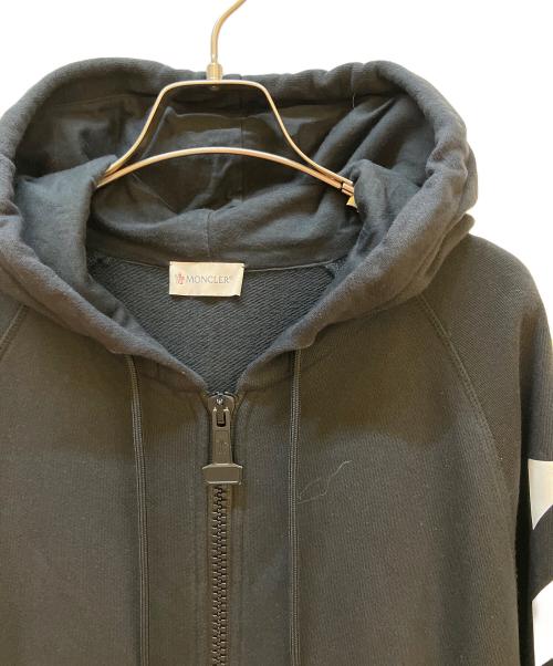 MONCLER（モンクレール）MONCLER (モンクレール) OFFWHITE (オフホワイト) パーカー ブラック サイズ:Sの古着・服飾アイテム