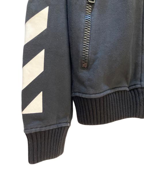 MONCLER（モンクレール）MONCLER (モンクレール) OFFWHITE (オフホワイト) パーカー ブラック サイズ:Sの古着・服飾アイテム