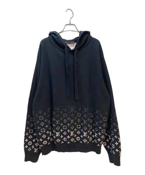LOUIS VUITTON（ルイ ヴィトン）LOUIS VUITTON (ルイ ヴィトン) モノグラム グラディエントコットンフーディ パーカー ブラック サイズ:XLの古着・服飾アイテム