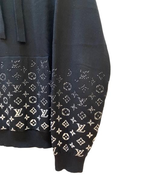 LOUIS VUITTON（ルイ ヴィトン）LOUIS VUITTON (ルイ ヴィトン) モノグラム グラディエントコットンフーディ パーカー ブラック サイズ:XLの古着・服飾アイテム