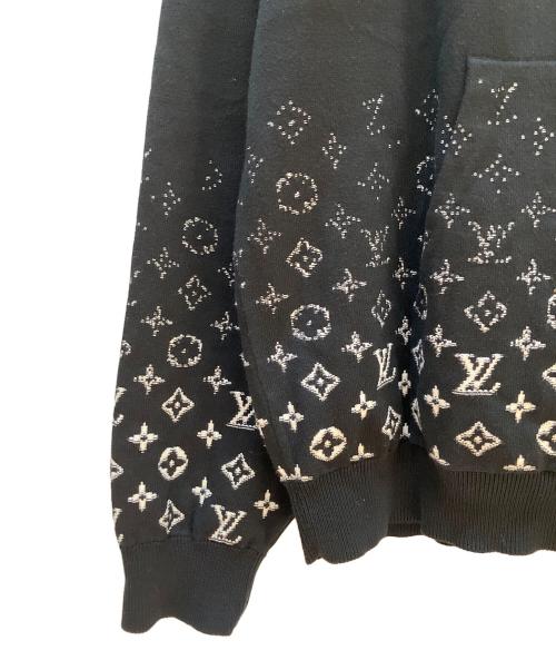 LOUIS VUITTON（ルイ ヴィトン）LOUIS VUITTON (ルイ ヴィトン) モノグラム グラディエントコットンフーディ パーカー ブラック サイズ:XLの古着・服飾アイテム