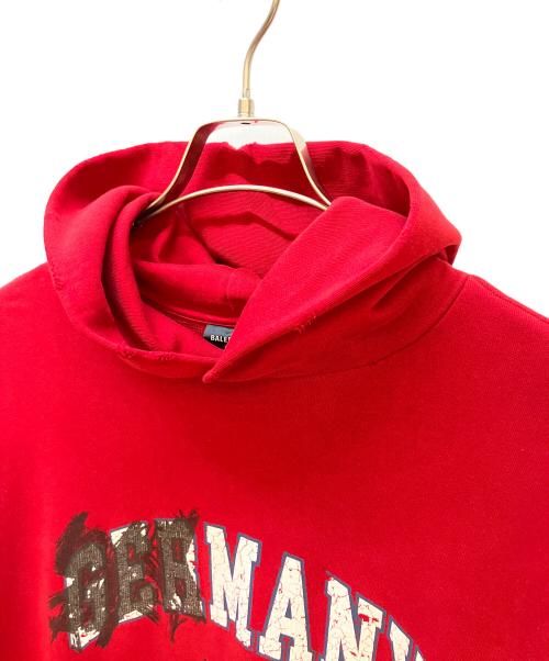 BALENCIAGA（バレンシアガ）BALENCIAGA (バレンシアガ) パーカー レッド サイズ:2の古着・服飾アイテム
