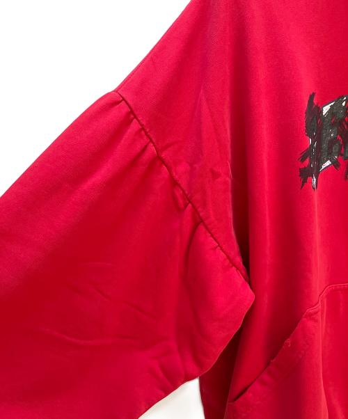 BALENCIAGA（バレンシアガ）BALENCIAGA (バレンシアガ) パーカー レッド サイズ:2の古着・服飾アイテム