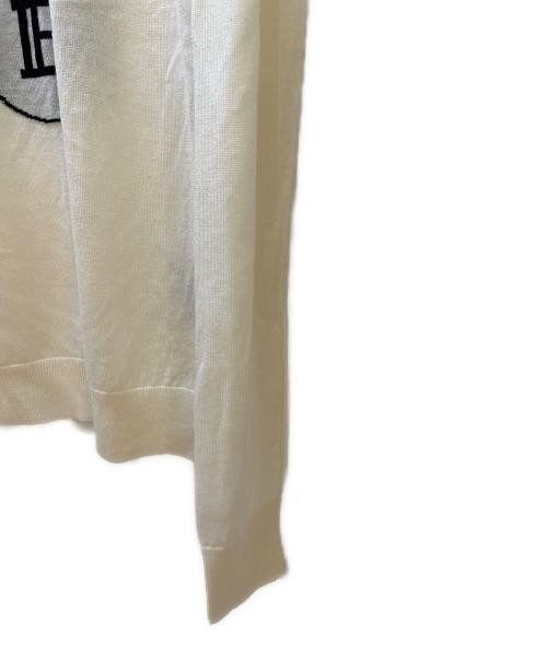 BALMAIN（バルマン）BALMAIN (バルマン) ニット ホワイト サイズ:Sの古着・服飾アイテム