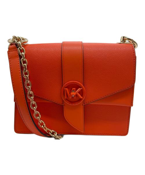 MICHAEL KORS（マイケルコース）MICHAEL KORS (マイケルコース) 2WAYショルダーバッグ オレンジの古着・服飾アイテム