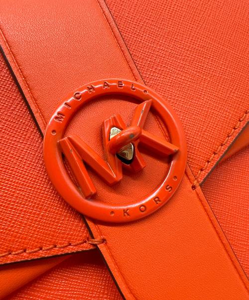 MICHAEL KORS（マイケルコース）MICHAEL KORS (マイケルコース) 2WAYショルダーバッグ オレンジの古着・服飾アイテム