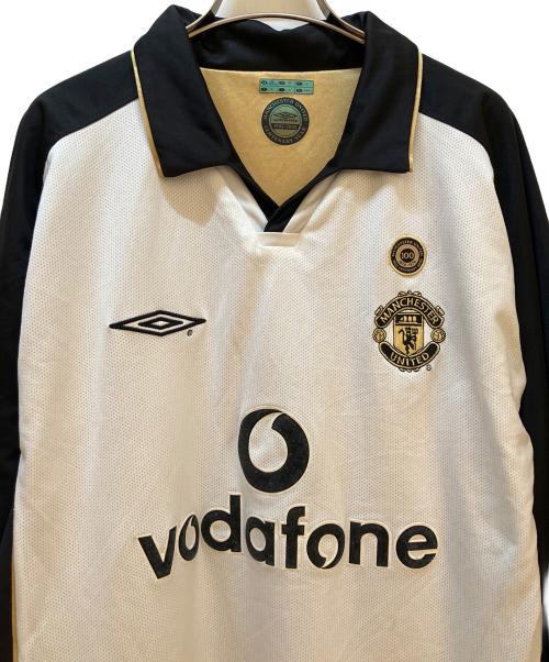 UMBRO（アンブロ）UMBRO (アンブロ) サッカーユニフォーム ホワイト×ブラック サイズ:XLの古着・服飾アイテム