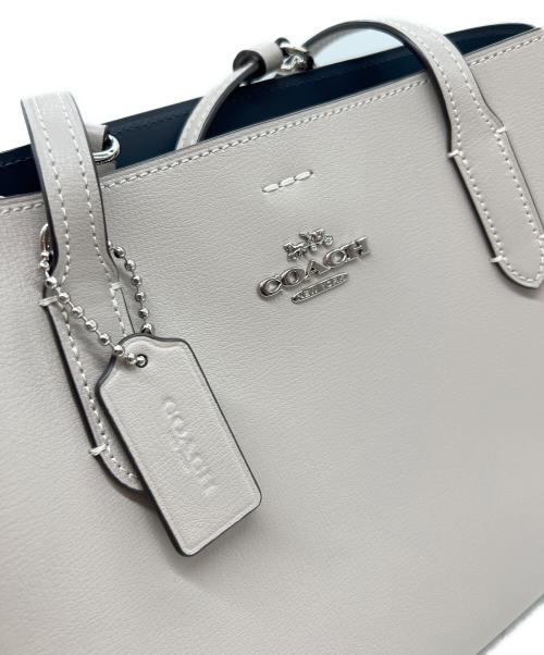 COACH（コーチ）COACH (コーチ) ハンドバッグ アイボリーの古着・服飾アイテム
