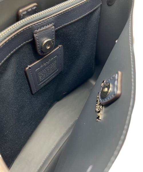 COACH（コーチ）COACH (コーチ) ハンドバッグ アイボリーの古着・服飾アイテム