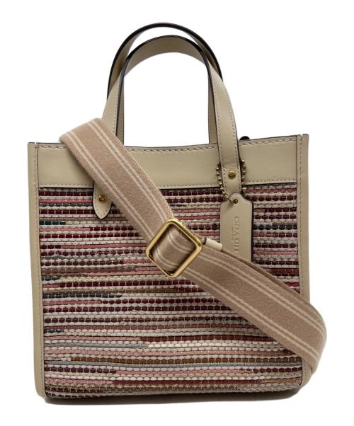 COACH（コーチ）COACH (コーチ) 2WAYショルダーバッグ ベージュの古着・服飾アイテム