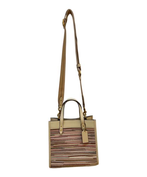 COACH（コーチ）COACH (コーチ) 2WAYショルダーバッグ ベージュの古着・服飾アイテム
