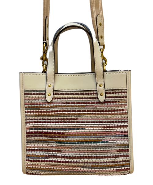 COACH（コーチ）COACH (コーチ) 2WAYショルダーバッグ ベージュの古着・服飾アイテム