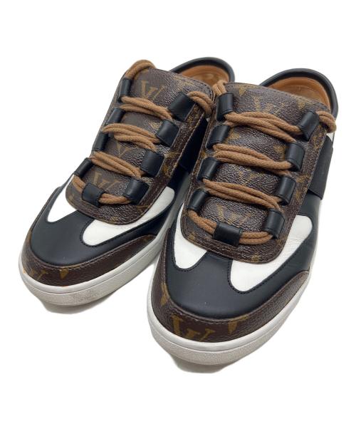 LOUIS VUITTON（ルイ ヴィトン）LOUIS VUITTON (ルイ ヴィトン) ローカットスニーカー ブラック×ホワイト サイズ:38の古着・服飾アイテム