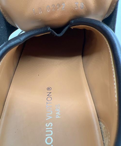 LOUIS VUITTON（ルイ ヴィトン）LOUIS VUITTON (ルイ ヴィトン) ローカットスニーカー ブラック×ホワイト サイズ:38の古着・服飾アイテム
