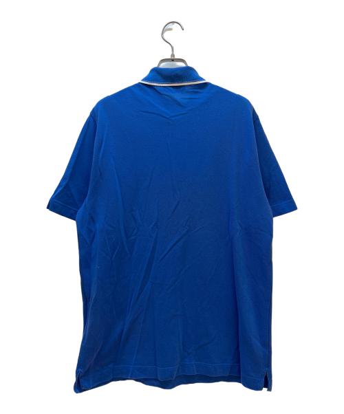 HERMES（エルメス）HERMES (エルメス) ポロシャツ ブルー サイズ:Mの古着・服飾アイテム