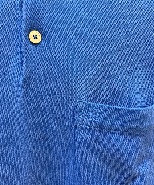 HERMES（エルメス）HERMES (エルメス) ポロシャツ ブルー サイズ:Mの古着・服飾アイテム