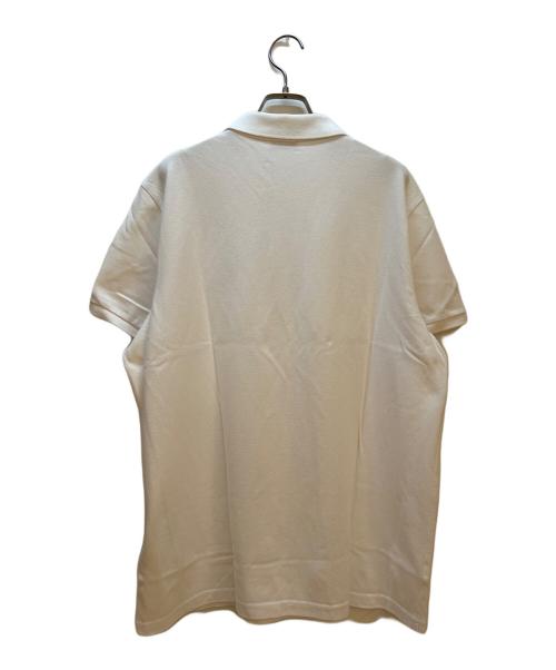MONCLER（モンクレール）MONCLER (モンクレール) ポロシャツ ホワイト サイズ:XLの古着・服飾アイテム