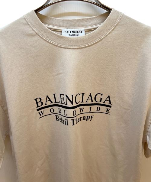 BALENCIAGA（バレンシアガ）BALENCIAGA (バレンシアガ) 半袖カットソー ベージュ サイズ:XSの古着・服飾アイテム
