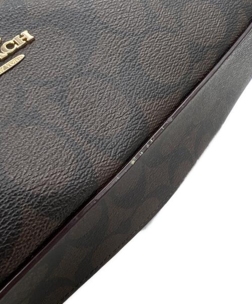 COACH（コーチ）COACH (コーチ) 2WAYバッグ ブラウン×ピンクの古着・服飾アイテム