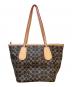 COACH (コーチ) ハンドバッグ ブラウン×ベージュ：8000円
