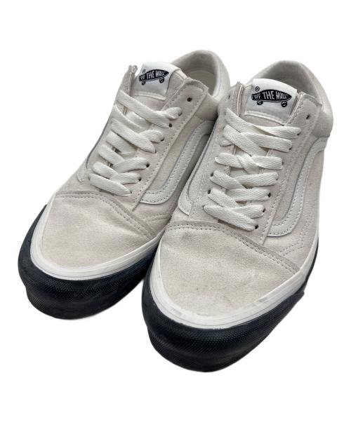 VANS（ヴァンズ）VANS (ヴァンズ) WTVUA (ダブルタップス) ローカットスニーカー アイボリー サイズ:25.5の古着・服飾アイテム