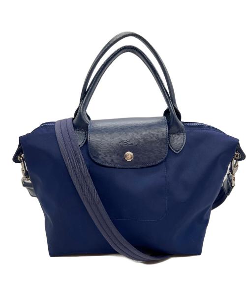 LONGCHAMP（ロンシャン）LONGCHAMP (ロンシャン) 2WAYバッグ ネイビーの古着・服飾アイテム