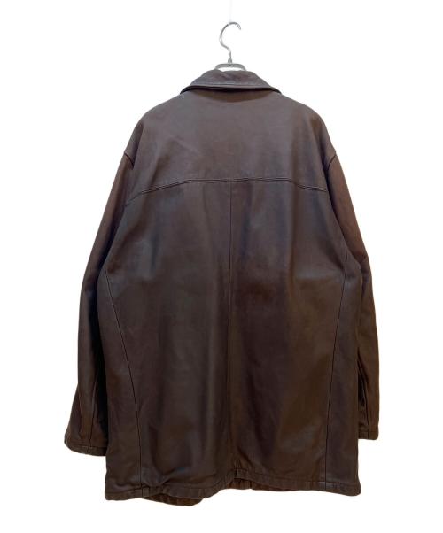 Stewart Leather Jacket.（スチュワートレザージャケット）Stewart Leather Jacket. (スチュワートレザージャケット) レザージャケット ブラウン サイズ:XLの古着・服飾アイテム