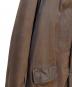中古・古着 Stewart Leather Jacket. (スチュワートレザージャケット) レザージャケット ブラウン サイズ:XL：12000円