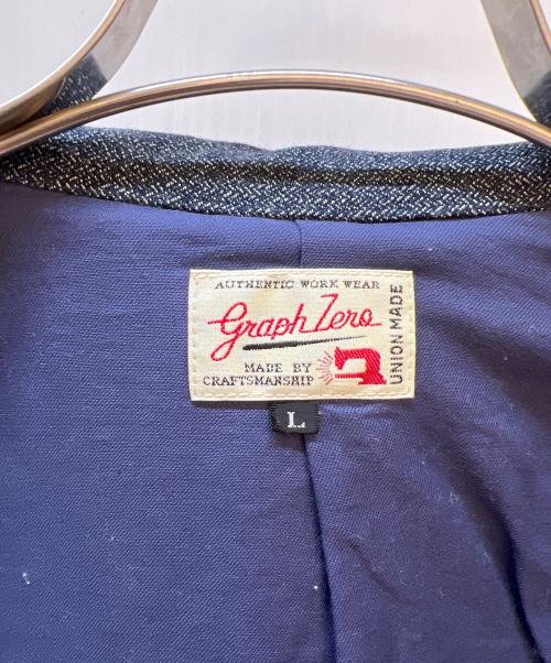 graphzero（グラフゼロ）graphzero (グラフゼロ) ゲームジャケット ネイビー サイズ:Lの古着・服飾アイテム