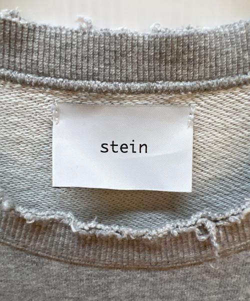 stein（シュタイン）stein (シュタイン) OVERSIZED REBUILD SWEAT LS ライトグレー サイズ:Mの古着・服飾アイテム