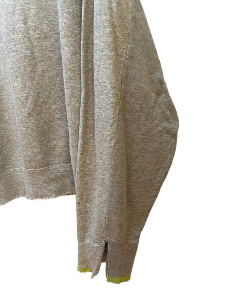 stein（シュタイン）stein (シュタイン) OVERSIZED REBUILD SWEAT LS ライトグレー サイズ:Mの古着・服飾アイテム
