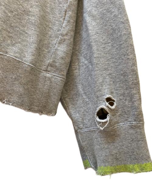 stein（シュタイン）stein (シュタイン) OVERSIZED REBUILD SWEAT LS ライトグレー サイズ:Mの古着・服飾アイテム